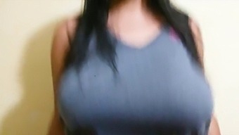Verified Amateur With Natural Big Tits Bounces Solo In Exclusive Video