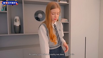 Redhead Student Caught On Webcam, Choose Between Rough Sex Or Expulsion.
