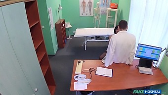 Hot Wife Goes Wild With Doctor In Fake Hospital Scene