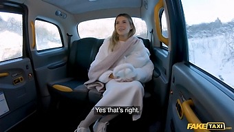 Beautiful Lingerie Model Gets Rough And Tumble Ride From The Driver